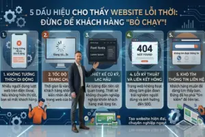 5 Dấu Hiệu Cho Thấy Website Lỗi Thời: Đừng Để Khách Hàng "Bỏ Chạy"!
