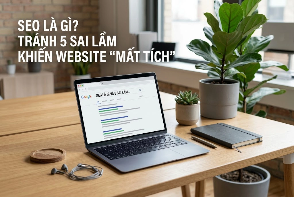 SEO là gì và 5 Sai Lầm Khiến Website Của Bạn Mãi Không Thấy Trên Google