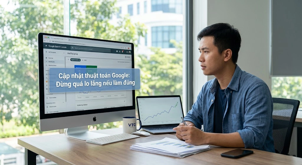 Cập Nhật Thuật Toán Google 2026: Đừng Quá Lo Lắng Nếu Bạn Thiết Kế Website Chuyên Nghiệp Đúng Cách