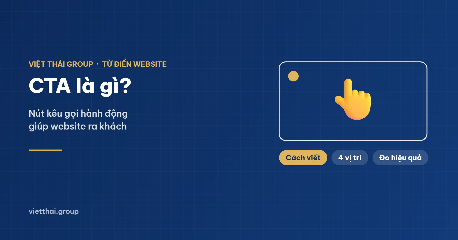 CTA là gì - nút kêu gọi hành động trên website