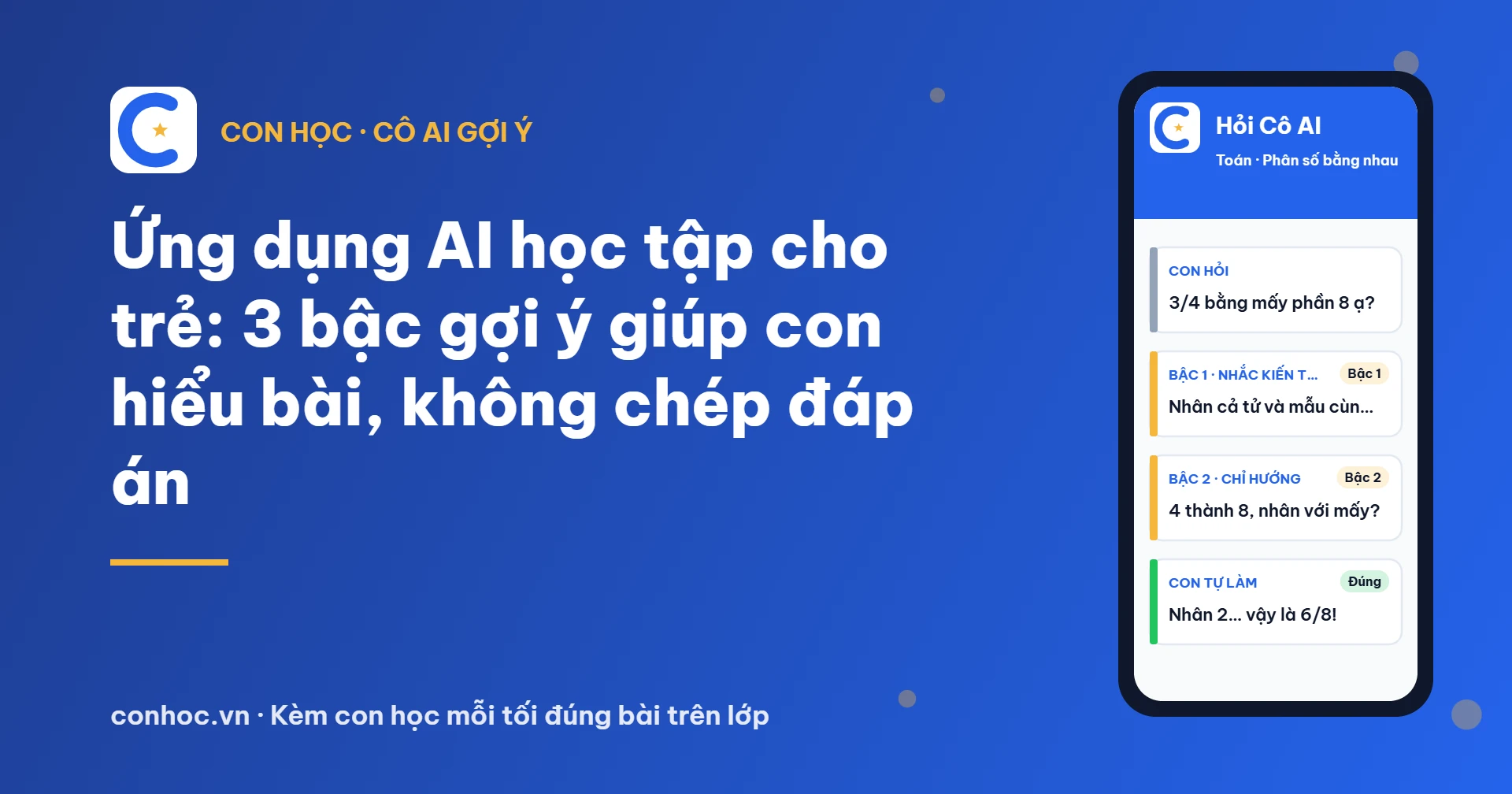 ứng dụng AI học tập cho trẻ