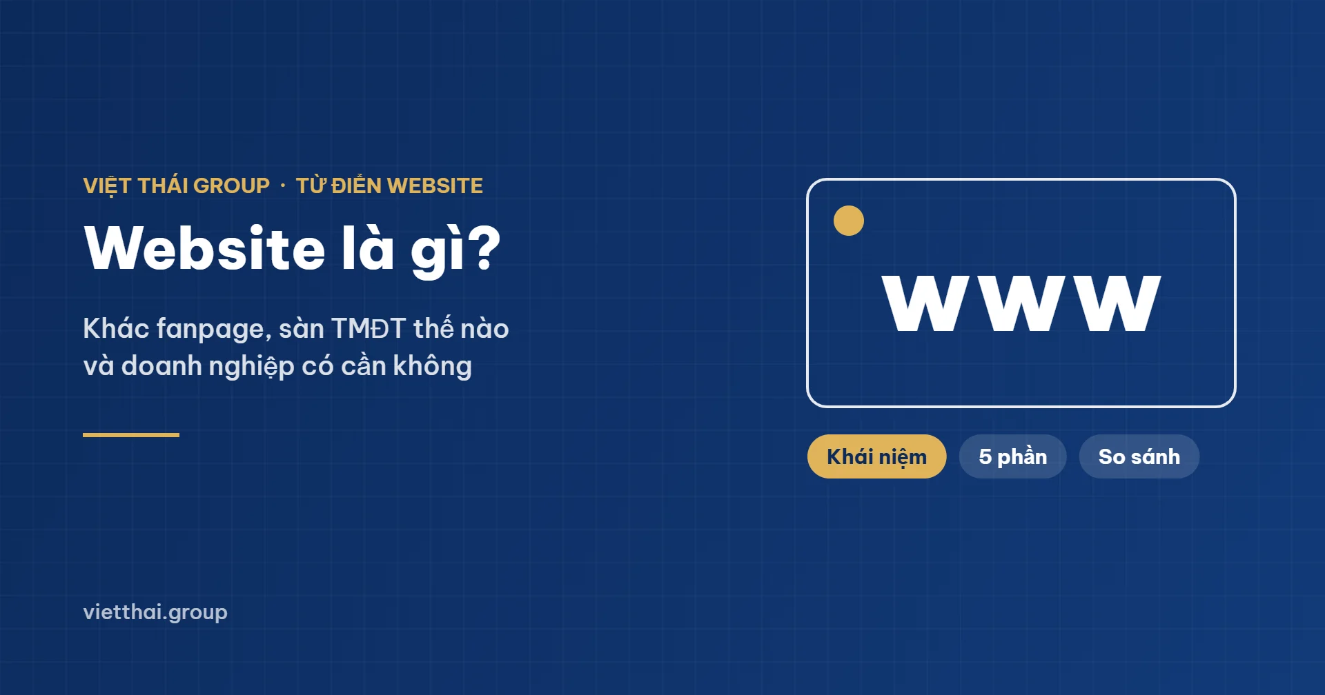 Website là gì - giải thích cho chủ doanh nghiệp