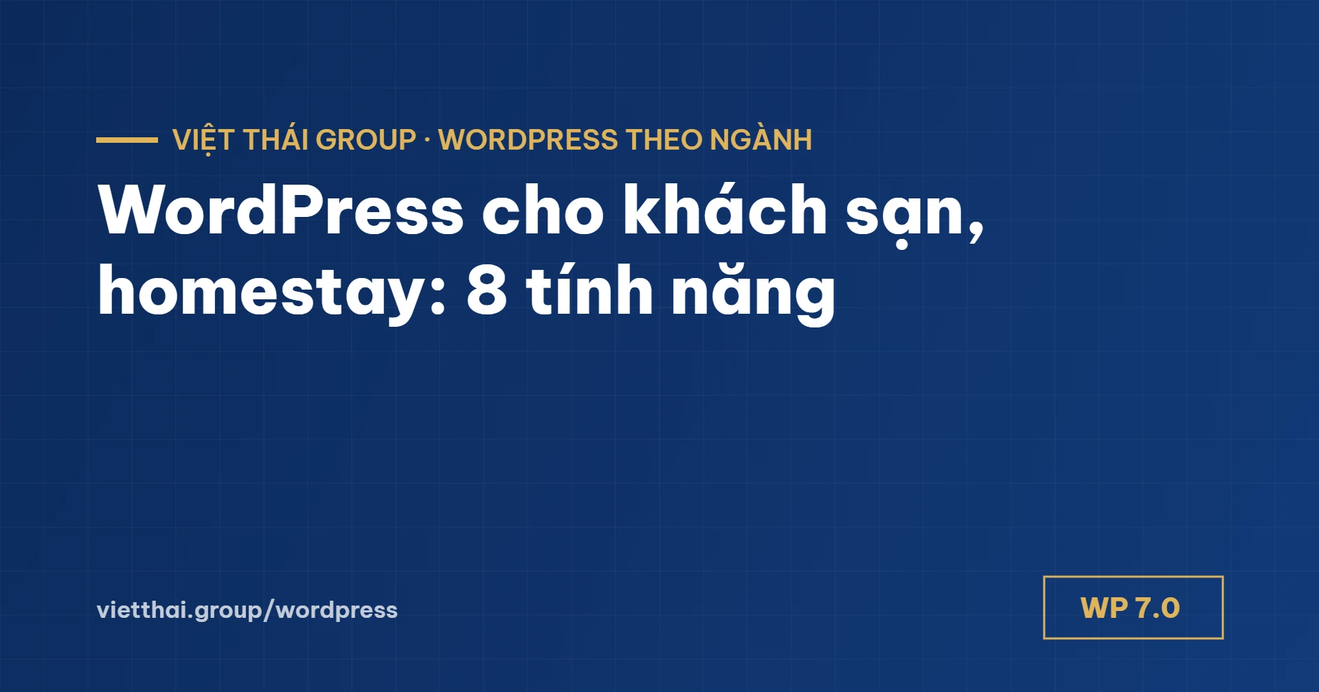 WordPress cho khách sạn, homestay: 8 tính năng nhận đặt phòng trực tiếp