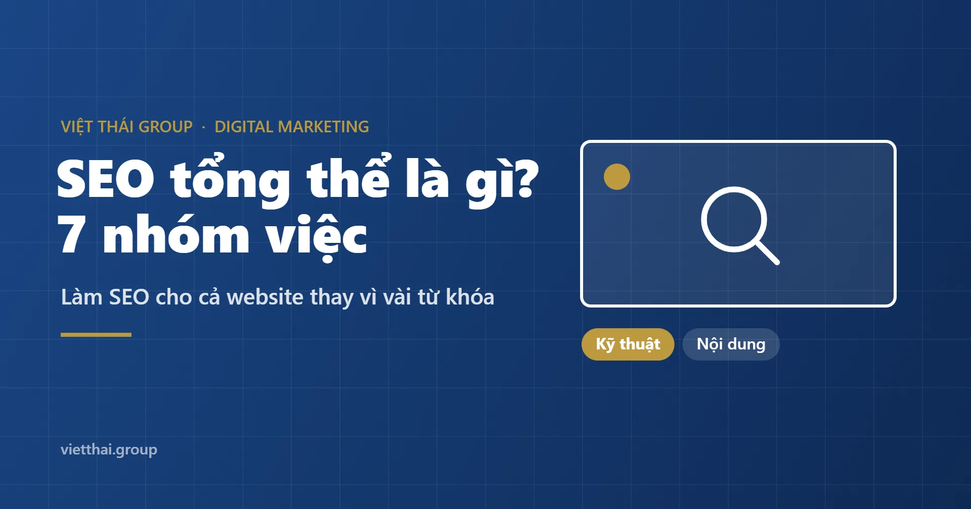 SEO tổng thể là gì? Gồm những việc gì và khác SEO từ khóa ra sao